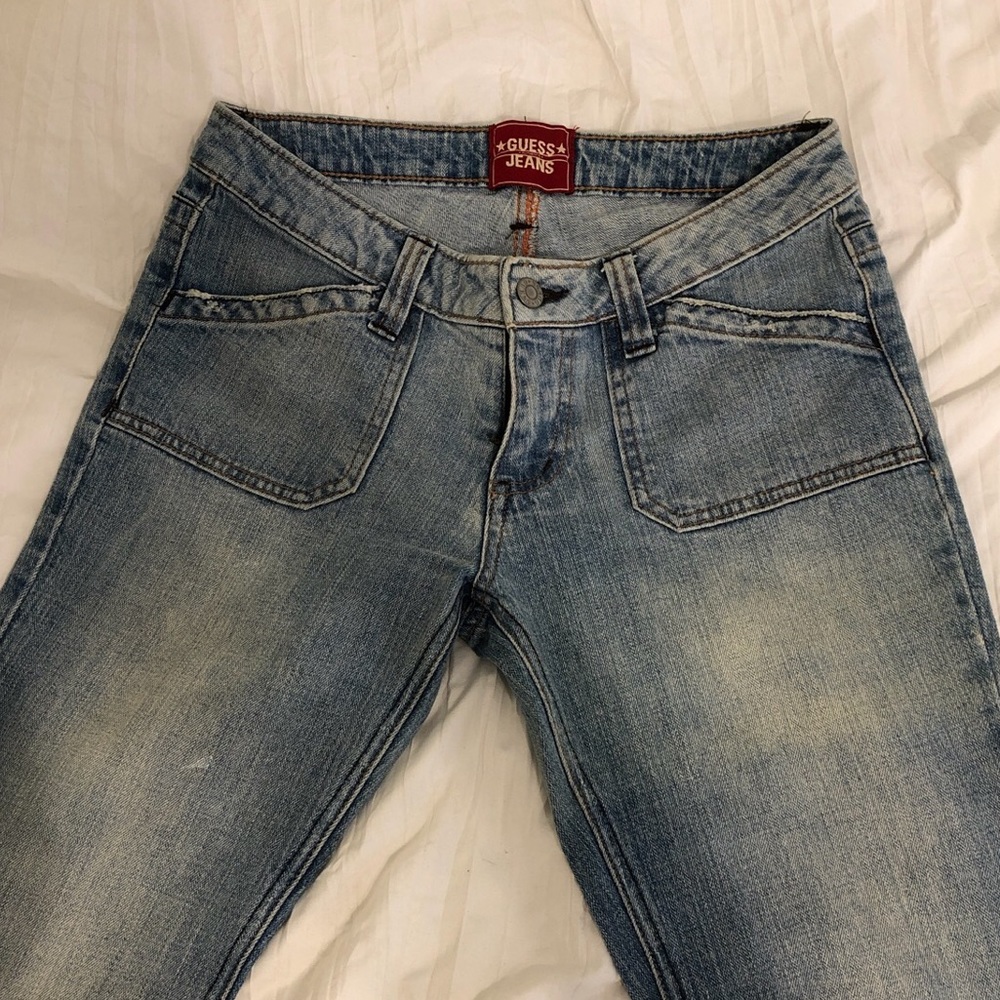 Vintage y2k 90’s low rise Guess Jeans denim I am gia
